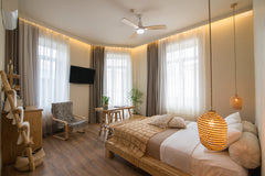 Smaragda is the self-sufficient and strong-willed one. A 29 s.q. suite, it is un Athens, Greece Acropolis Boutique Hotel | Ederlezi Smaragda Private room in guest suite vacation rental 43733503
