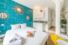 My accommodation is located in the heart of the ""Quartier Latin"" (Latin Quarte  St Germain  - Quartier Latin 7: cosy apt. for 2 Entire rental unit vacation rental 20098398