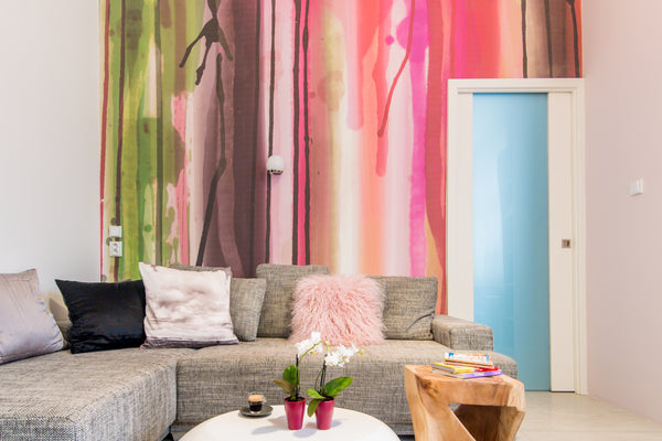 Pull up a futuristic perspex chair for breakfast overlooking the city below, the Prague, Czechia Chic Oasis with a Watercolor Mural near Old Town Square Entire rental unit vacation rental 8575781