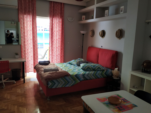 Delightful small penthouse with a big terrace offering a great view to the athen GR Athens Center Nea Kipseli Skyrou Apt No 1 Entire rental unit vacation rental 44623236