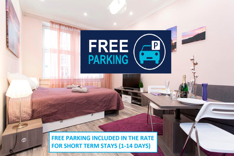 Beautiful and modern, newly renovated downtown apartment equipped with AC and cl Dubai, United Arab Emirates Modern stay downtown, 5' walk to Wenceslas Square! Entire rental unit vacation rental 5312474