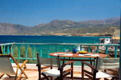 This picturesque house is built on a small peninsula, right above the water, fac Heraklion, Greece Beachfront house - amazing view-dishwasher-ac-wifi Entire home vacation rental 20281155