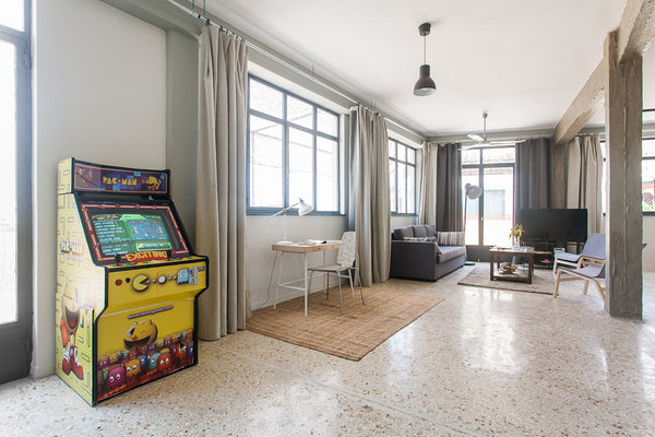 Located in the heart of both historical and modern Athens, this 94sqm. (1,012 sf Athens, Attica, Greece Spacious Loft w. huge balcony _ Acropolis view Entire loft vacation rental 13410584