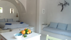 Newly built studio with view to Emporios square and the beach, 40m from the seas Kalymnos, Greece White 1 Entire bungalow vacation rental 19993509