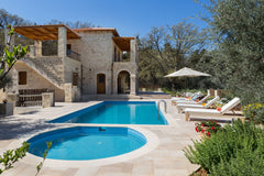 The villa has 5 en-suite jacuzzi bedrooms plus a WC in three floors in the middl Chania, Greece Deluxe Villa with Traditional Elements Entire villa vacation rental 517790641732609895