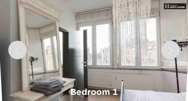Brussels, Belgium Chambre privative appartement meublé place Dailly Private room in rental unit vacation rental 37979917
