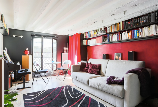 Charming apartment with design by architect, in a beautiful Napoleon III style b Paris, France Apartment of a pianist-Opéra are -AIR CONDITIONER Entire rental unit vacation rental 4141009