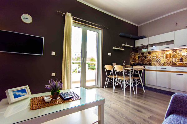Our newly built apartments are modernly decorated and minimalist and are fully e Souda, Greece Maria's modern studio 5 min from beach! Entire condo vacation rental 42199160