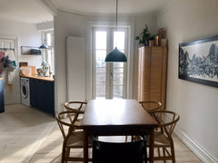 Stay in the center of super hip Nørrebro. <br />The apartment is spacious and de Copenhagen, Denmark Nørrebro apartment with balcony next to the park Entire rental unit vacation rental 42503198