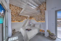 Here, at Legendary Suites Mykonos, we promise to build one of your greatest memo  Legendary Room Artemis sea view and pool Room in boutique hotel vacation rental 49961123