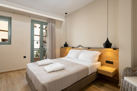 Aoria Estate Old Port located in Chania Old Town, just 3 minutes walk away from  Chania, Greece Aoria Estate Old Port-Junior Suite with Balcony Room in boutique hotel vacation rental 50764258