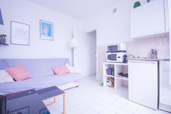 This beautiful apartment offers a warm and soft atmosphere thanks to its pastel  Paris, France Charming apartment near Pigalle and Montmartre Entire rental unit vacation rental 19309294