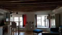 This charming studio with wooden beams is ideally located in the trendy & lively Paris, France Studio au cœur du haut Marais Entire rental unit vacation rental 18849507