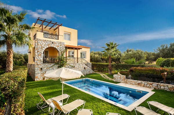 A spacious 2 floor villa with a private entrance and a wonderful veranda next to  Sea view villa with Private pool Near the beach 3 Entire villa vacation rental 43475351