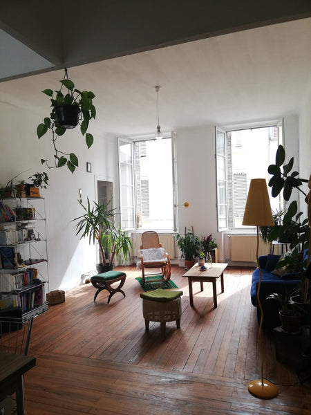 Chambre privée et bureau indépendant (pièces en enfilade) dans grand appartement Lyon, France Chambre double dans canut Croix Rousse Private room in rental unit vacation rental 28690097