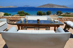 Villa Blu is a two floor newly built stone house with wooden ceiling ideally loc Greece Villa Blu amazing beach front Entire villa vacation rental 3555642
