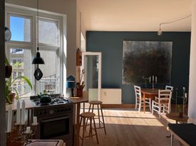 Hey. As it is our apartment is still a bit under construction, but is both funct Copenhagen, Denmark Nørrebro Sankt Hans Torv. Balcony.  Lot of room Entire rental unit vacation rental 26054244