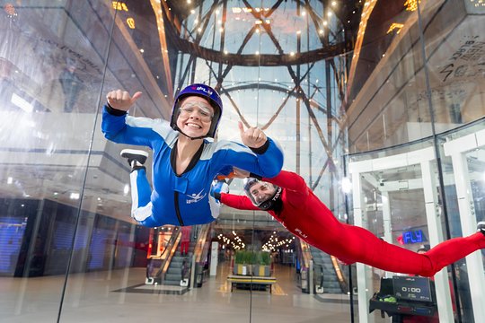 Milton Keynes iFLY Indoor Skydiving Experience 2 Flights & Certificate  Private Tours and Travel Guide Europe London CITY Milton Keynes Destination Tour