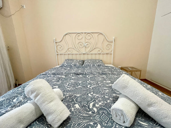 This apartment is located in the center of Athens, only 10 minutes walk to the P CN 1BR and sofabed for 4P near AUEB Attica Subway Entire condo vacation rental 53109452