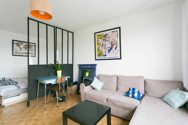Accessible à pieds / By walk : <br />- Olympiades (Ligne 14) et Tolbiac (Ligne 7 Paris, France Studio lumineux - Vue sur Paris Entire rental unit vacation rental 5849148