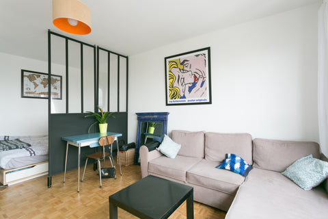 Accessible à pieds / By walk : <br />- Olympiades (Ligne 14) et Tolbiac (Ligne 7 Paris, France Studio lumineux - Vue sur Paris Entire rental unit vacation rental 5849148