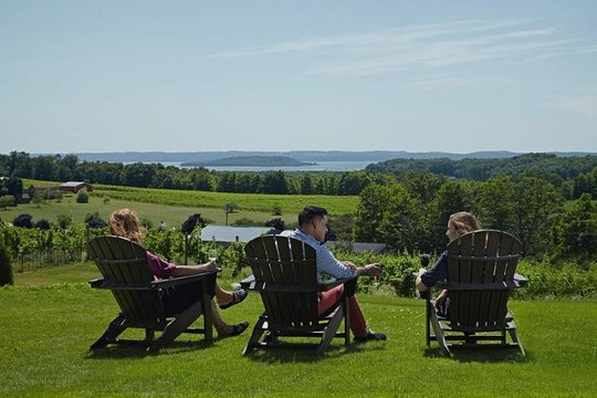 5 Hour Traverse City Wine Tour: 4 Wineries on Old Mission Peninsula  Private Tours and Travel Guide America Detroit CITY Traverse City Destination Tour