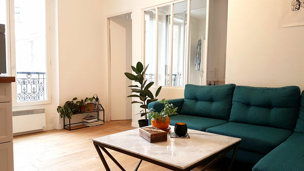 L'appartement est très aéré et lumineux. Situé sur cour (1er étage), il est diff Paris, France Appartement, Quartier Folie Méricourt, Paris 11ème Entire rental unit vacation rental 28926434