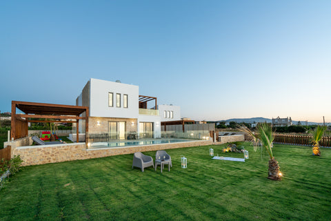 Brand new Seafront villa ‘’Nymphes’’ is a complex of 2 independent houses, which Rethimnon, Greece Wedding Villa w/ 2 Private Pools, 200m from beach Entire home vacation rental 49508248