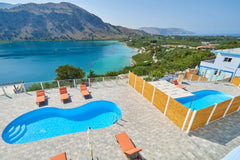 The perfect getaway for families or large groups!  The home features a large and  Gorgeous Lake Kournas Villa   Brand New Private Pool Entire villa vacation rental 678924339667501259