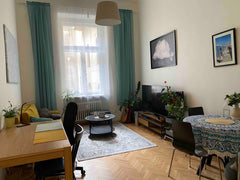 Enjoy a stylish experience at this centrally-located place. Prague, Czechia Cozy 2-bedroom apartment in center of Prague Entire condo vacation rental 587555974148333129