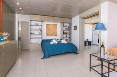 This spacious apartment of 48m2 situated on the 4th floor of a building in the c Rethimnon, Greece Panoramic view roof garden apartment Entire rental unit vacation rental 36121682