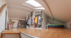Cosy two-floor mini loft under the roof. Located in a small local street away fr Paris, France Maison Bébert: cosy two-floor mini loft Entire rental unit vacation rental 21537203