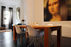 Luxury furnished apartment, 100 m2, with private garden and large terrace.<br /> Brussels, Belgium LUXURY APARTMENT WITH GARDEN - CENTRAL LOCATED Entire serviced apartment vacation rental 4649138