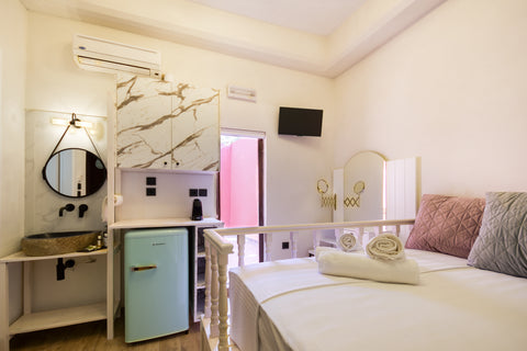 Located in the heart of Rhodes, inside the walls of Medieval Town Bastion Luxury  Bastion Medieval  | Deluxe Apartment Studio Room in aparthotel vacation rental 50239382