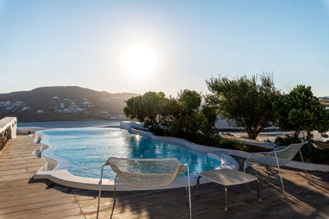 This wonderful house with the heated pool and the classic Cycladic style that is Athens, Greece Cycladic luxury and comfort in Kalo Livadi Dome vacation rental 47881905