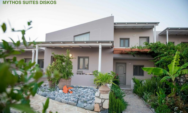 Mythos suites οικογενιακο στουντιο διαμπερες, δυο υπνοδωματια, διπλο κρεβατι σε   Mythos.3Suite Entire rental unit vacation rental 39545355