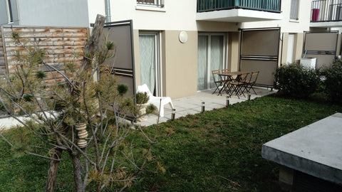 Appartement 30 m² tout équipé + Parking souterrain privatif + Terasse + Jardin 7 Lyon, France Appartement neuf 30m² + Parking + Jardin 70m² Entire rental unit vacation rental 23482370