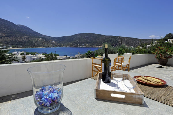 Villa Vathi is located 30 meters away from the sandy beach and 80 meters away fr Greece Villa Vathi Cycladic home vacation rental 5943792