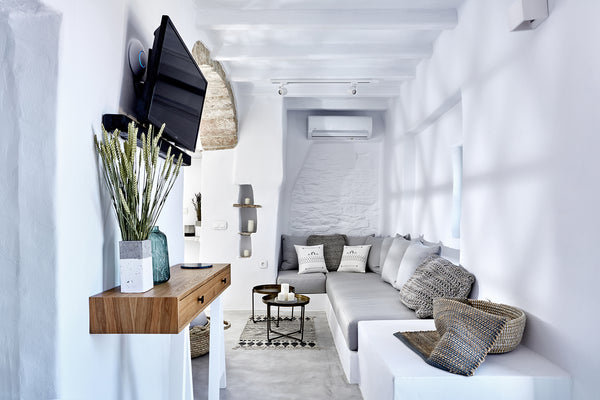Situated at the peaceful village of Kardiani in Tinos, Living Theros Luxury Suit  Junior Suite Sea View Private room in guest suite vacation rental 24592301