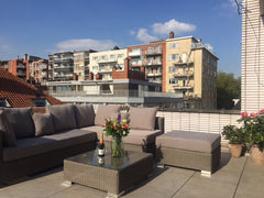 Beautiful cosy 1 br penthouse with big terraces. Nice views from the top floor ( Ghent, Belgium Stylish penthouse, great location, 2 big terraces! Entire rental unit vacation rental 21021842