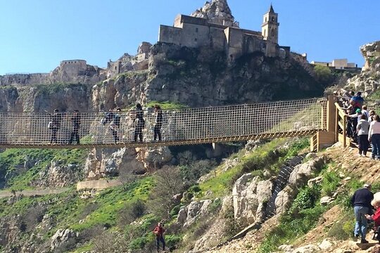 Guided Tour of the Tibetan Bridge and Murgia Park in Materana  Private Tours and Travel Guide Europe Rome CITY Matera Destination Tour