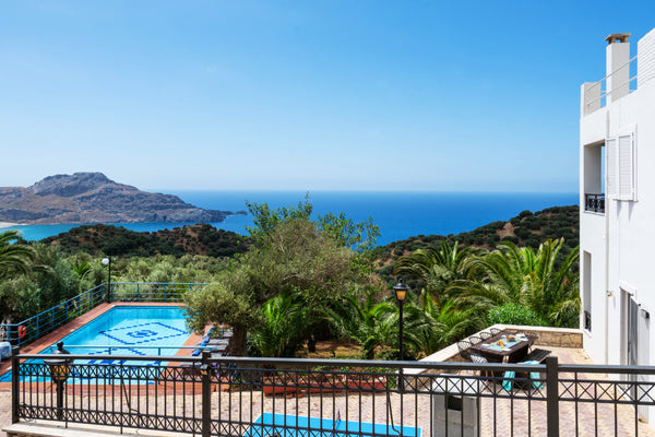 Located just a breath away from south coastline and the crystal clear water of L Rethimnon, Greece A 5bedroom villa with pool & amazing seaview Entire home vacation rental 51303743