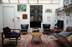 Appartement atypique, qualifié bien à propos par une hôte de "Boho arty".  Vous  Brussels, Belgium Idéal pour séjour au calme dans un quartier animé Entire rental unit vacation rental 18031941