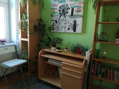 The very centrally located apartment with the small room is on the 4th floor wit  Kleines Privatzimmer in der City Private room in casa particular vacation rental 709815337186860357