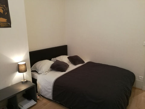 -Logement :<br />Grande chambre 13 m² <br />Dressing et Moulures <br />Double li Paris, France Chambre privative au cœur de Paris Private room in rental unit vacation rental 19938244