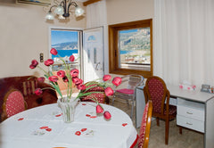 TOP FLOOR 120 m2 SEA VIEW<br />A BIG APARTMENT WHICH HAS 2 BEDROOMS,A VERY BIG L Palaiochora, Greece TOP FLOOR 120 M2 SEA VIEW PALEOCHORA. Entire rental unit vacation rental 23855637