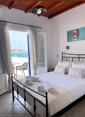 Enjoy your holidays at our Cycladic style apartments, with a wonderful view of A  MADON - Cycladic style apartment 5 Private room in vacation home vacation rental 656366247687451928