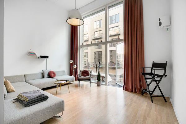 Large minimalistic apartment featuring a home cinema and direct access to the wa Copenhagen, Denmark Family friendly home w. canal view and home office Entire rental unit vacation rental 42972232