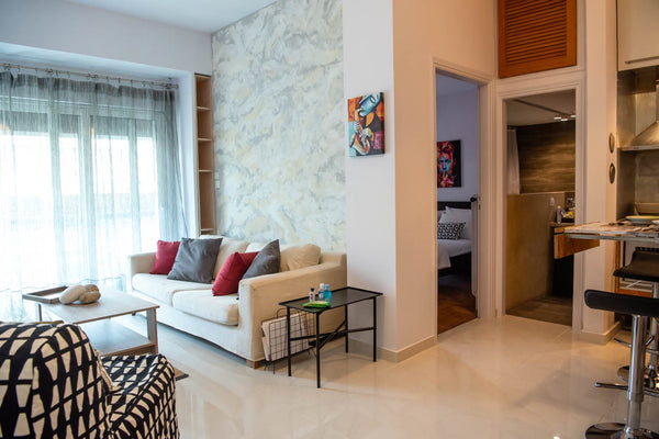 This is a beautiful one bedroom apartment on the top floor with view of Lycabett Chalandri, Greece Rooftop Lovely Apartment with Lycabettus View Entire rental unit vacation rental 45541978