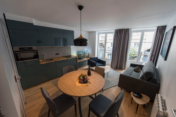Very nice 46 sqm apartment with 1 bedroom on the 1st floor with elevator on the  Paris, France Magnum, 1BR/1BA, 4 people Entire rental unit vacation rental 20179844